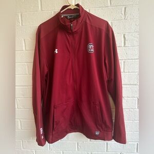 Under Armour South Carolina Gamecocks Men’s Loose fit Front Zip Jacket Size XL